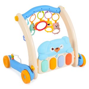 Играчка за прохождане 2в1 Melody Walker blue