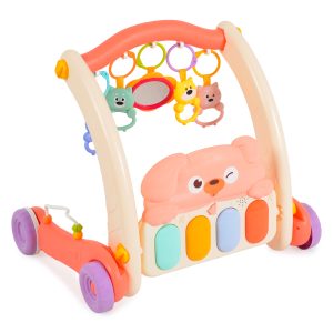 Играчка за прохождане 2в1 Melody Walker pink