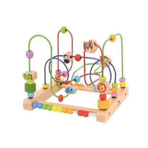 2Kids Toys Дървен детски лабиринт с диви животни