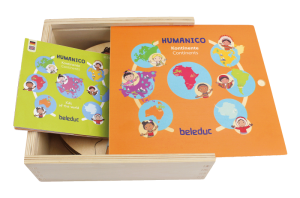Дървена пъзел игра, Beleduc, Humanico, Континенти, 30 части