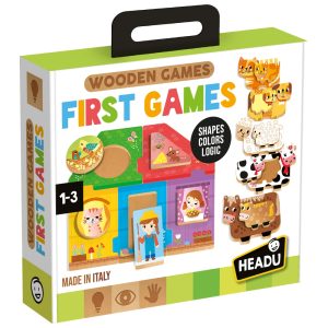 Образователна дървена игра, Headu, Първи игри