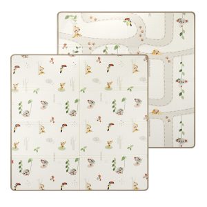 Двулицево килимче за игра TINY LOVE Boho Chic (сгъваемо), 0м+