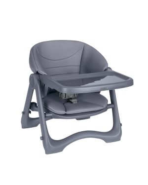 Сгъваемо столче за хранене 3в1 Hazel Grey