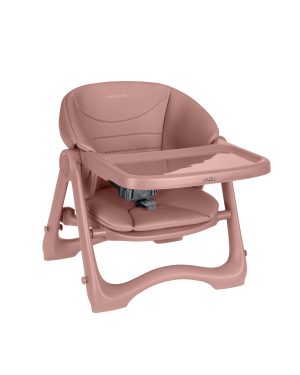 Сгъваемо столче за хранене 3в1 Hazel Pink