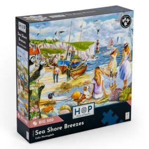 Пъзел с едри части 500 - Бриз край брега – The House of Puzzles