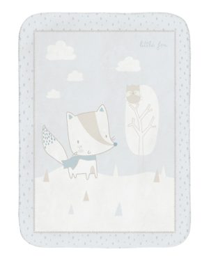 Супер меко бебешко одеяло 80/110 см Little Fox