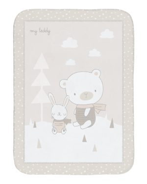 Супер меко бебешко одеяло 110/140 см My Teddy